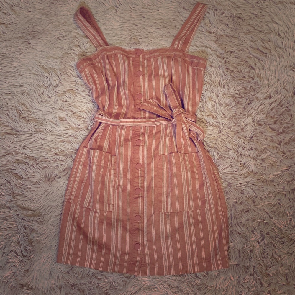 Forever 21 pink, striped mini dress✨